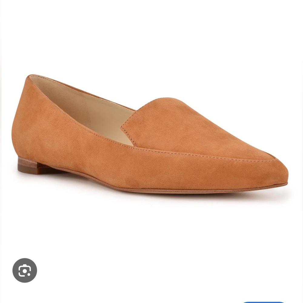 Nine West Medium Brown Abay Smoking Flats